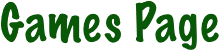 the Kaye and Geoff games page